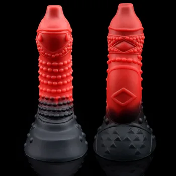 Big RedBlack Dildo Animal Monster Tentacle Dildo For Women Men Gay With Suction Cup Hands-free Play Anal Dildo Sex Toy For Women 3
