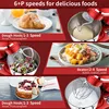 9 IN 1 1500W Tilt-Head Multifunctional Electric Mixer 7.5 QT Stainless Steel Bowl 1.5L Glass Jar, Meat Grinder,Juicer,Egg Beater 2