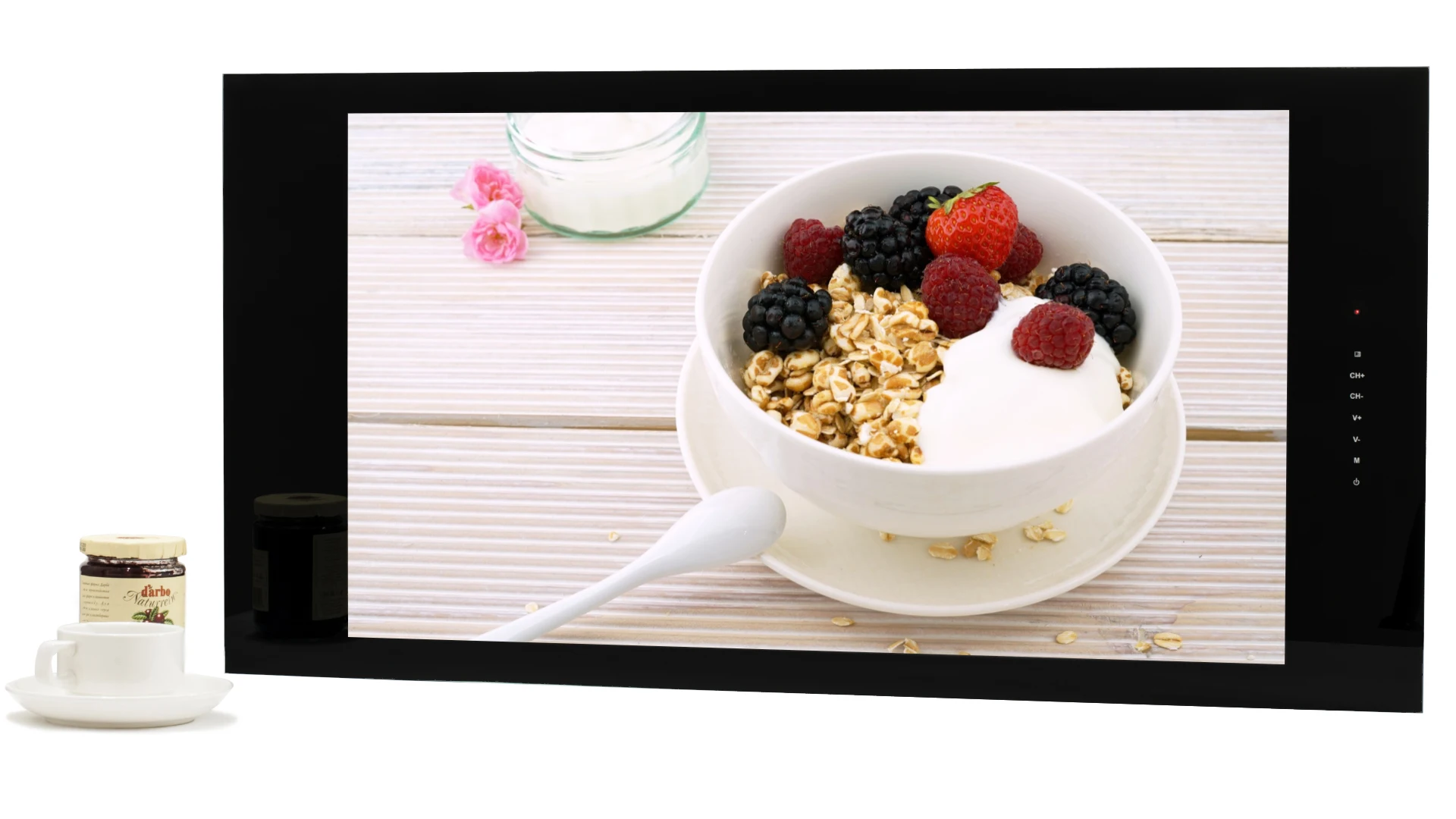 AVEL 32-Inch LED Kitchen/Cabinet TV Smart TV with Full HD, 1080p, High Brightness, WI-FI, HDMI ( Model), AVS320KS