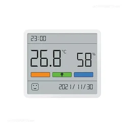 Digital Indoor Thermometer and Hygrometer with LCD Display and Clock (1pcs)
