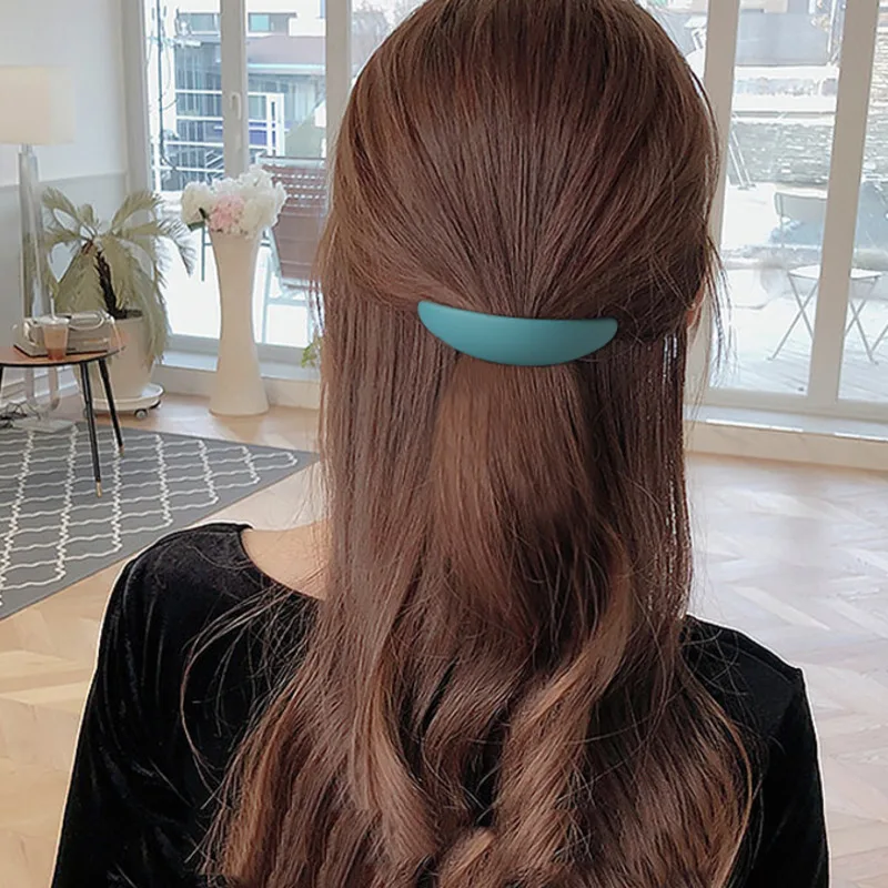 

Fashion Matte Geometric Hair Clip For Women Ponytail Girls Holder Hairpins Hairgrips Headwear Fashion Barrette Hair Accessories