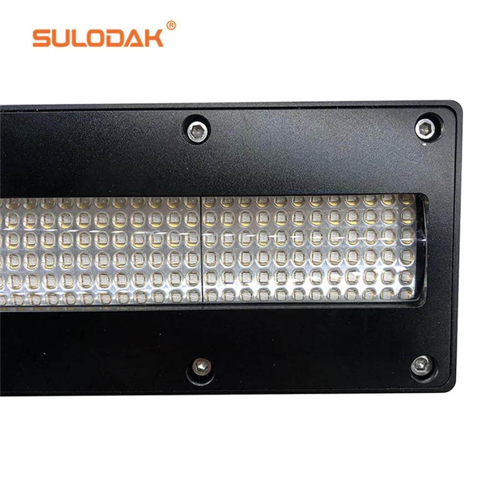 200*25 UV LED 경화 램프 (컨트롤러 포함) 700W 자외선 램프 UV 평판 프린터 수냉식 UV LED 잉크 건조 경화 UV 램프