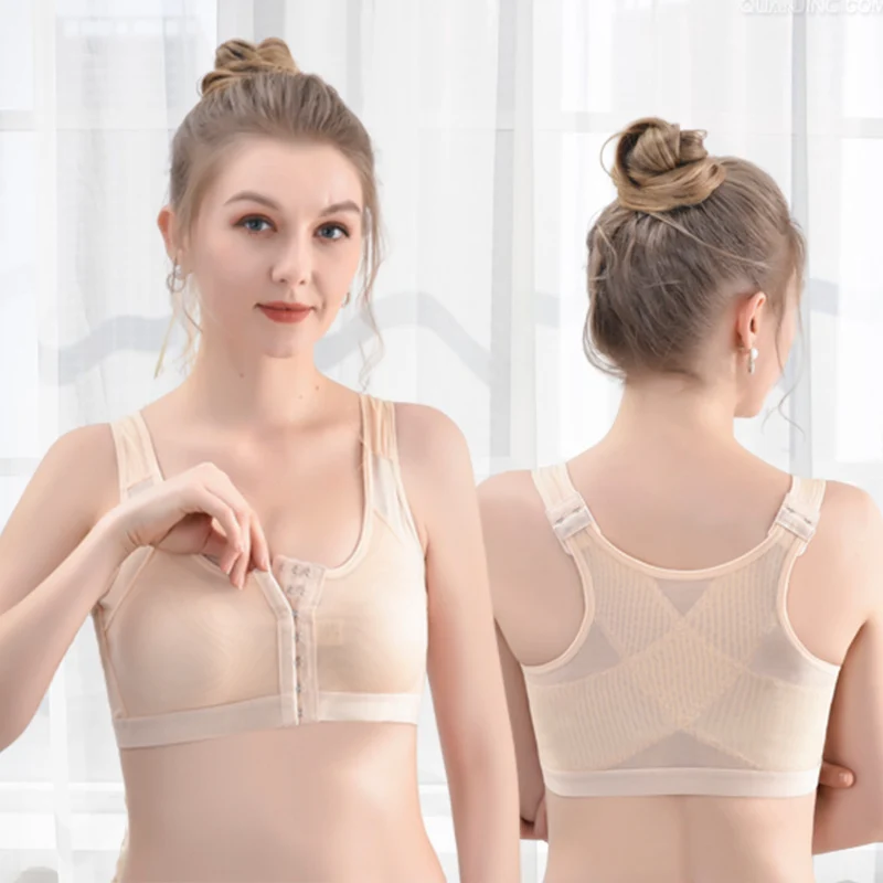 New Women Push Up Bras Breathable Underwear Shockproof Sports