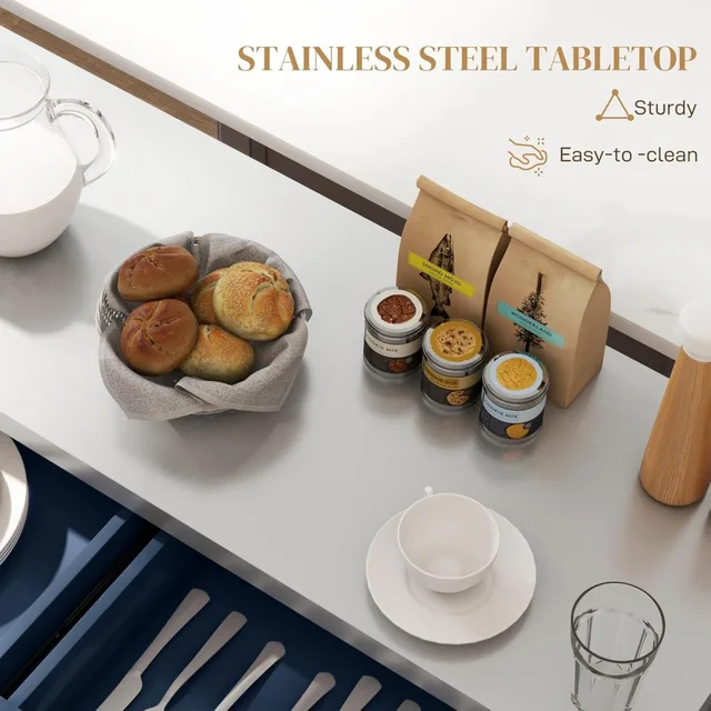 Rolling Kitchen Island Cart 4