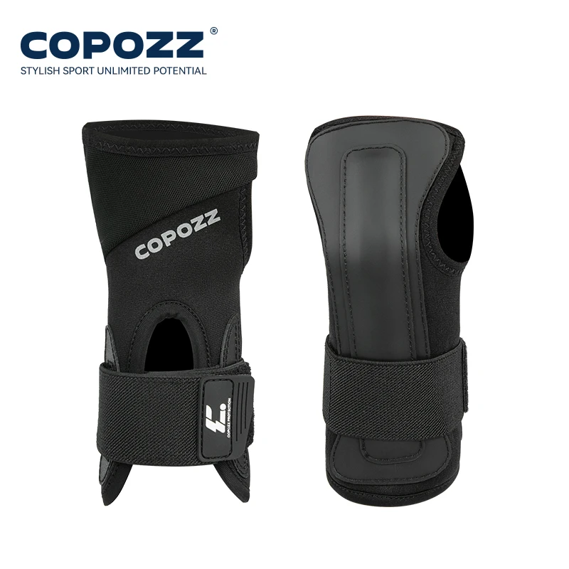 COPOZZ 충격 방지 스키 손목 지원 장비 스노우보드 손 보호 롤러 팜 패드 보호대 스케이팅 스포츠 가드 남성 여성