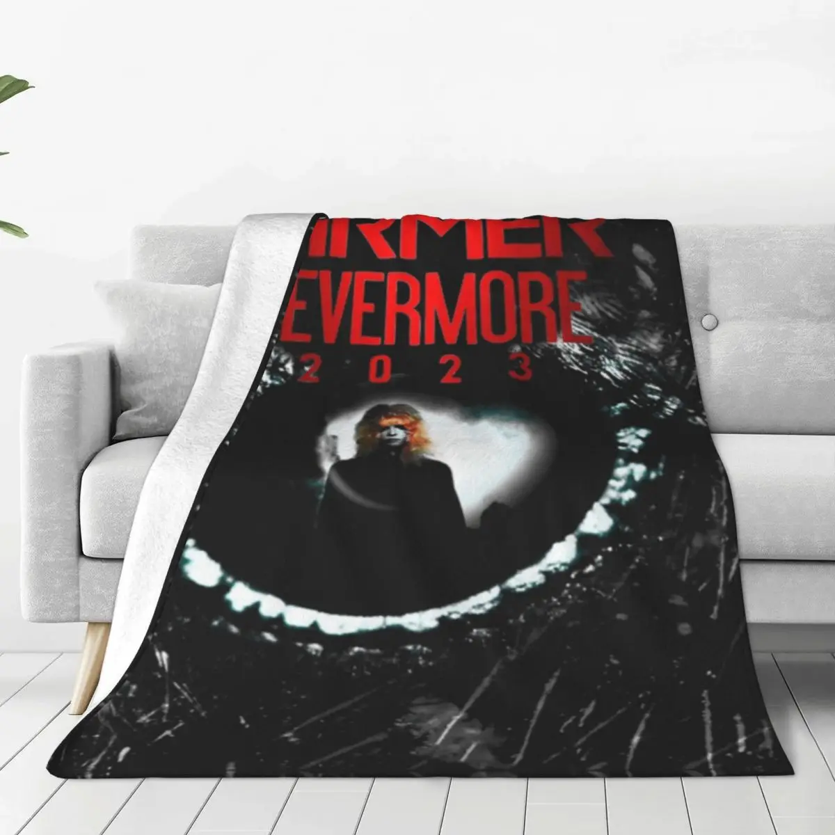 Mylene Farmer Nevermore Coperte Super Morbide Concerto Musicale Regalo Di Natale Coperta Da Viaggio Copriletto In Flanella Copridivano
