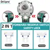 Drillpro 2000N.M High Torque Brushless Electric Impact Wrench 1/2" Cordless Wrench Rechargeable Battery for Makita 18V Battery 5