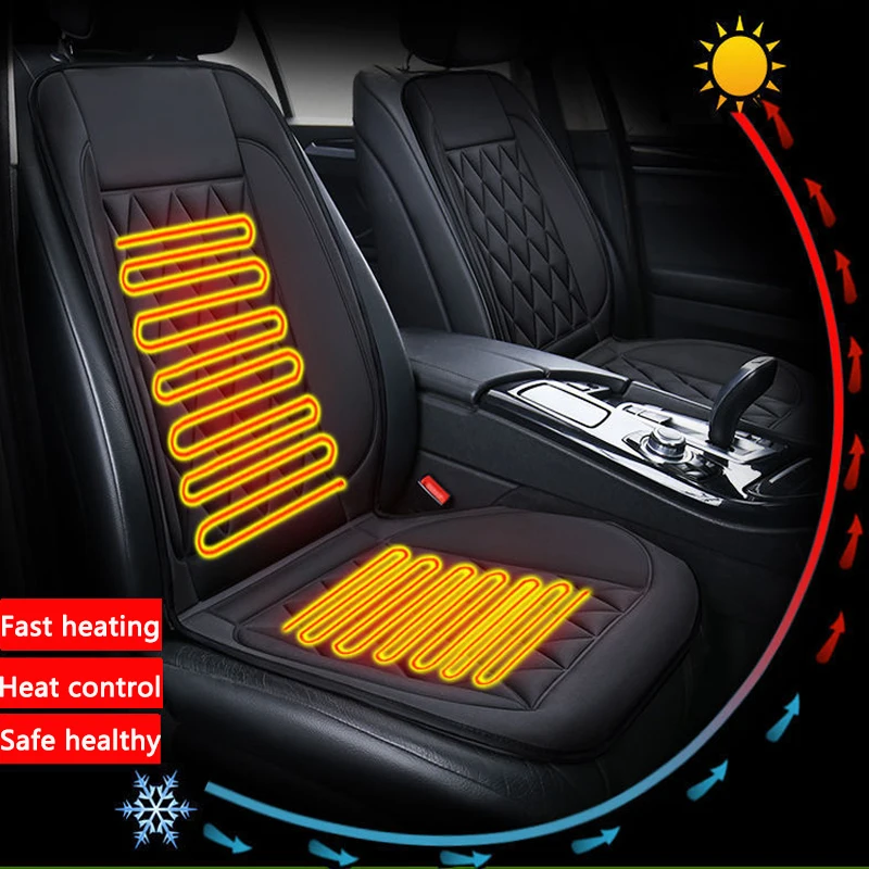 Car Seat Heater Cushion Warmer Cover Winter Heated Warm High Low - Main Image
