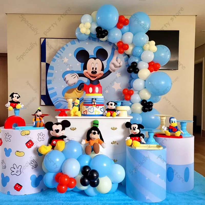 Balloon Mickey Mouse Baby Shower Theme For A Boy 123Pcs Disney