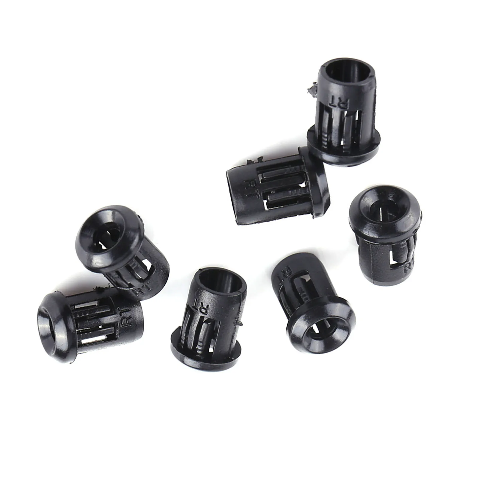 5mm LED 50Pcs Lamp Socket Diode Holder Nylon Black Clip Bezel Mount Useful