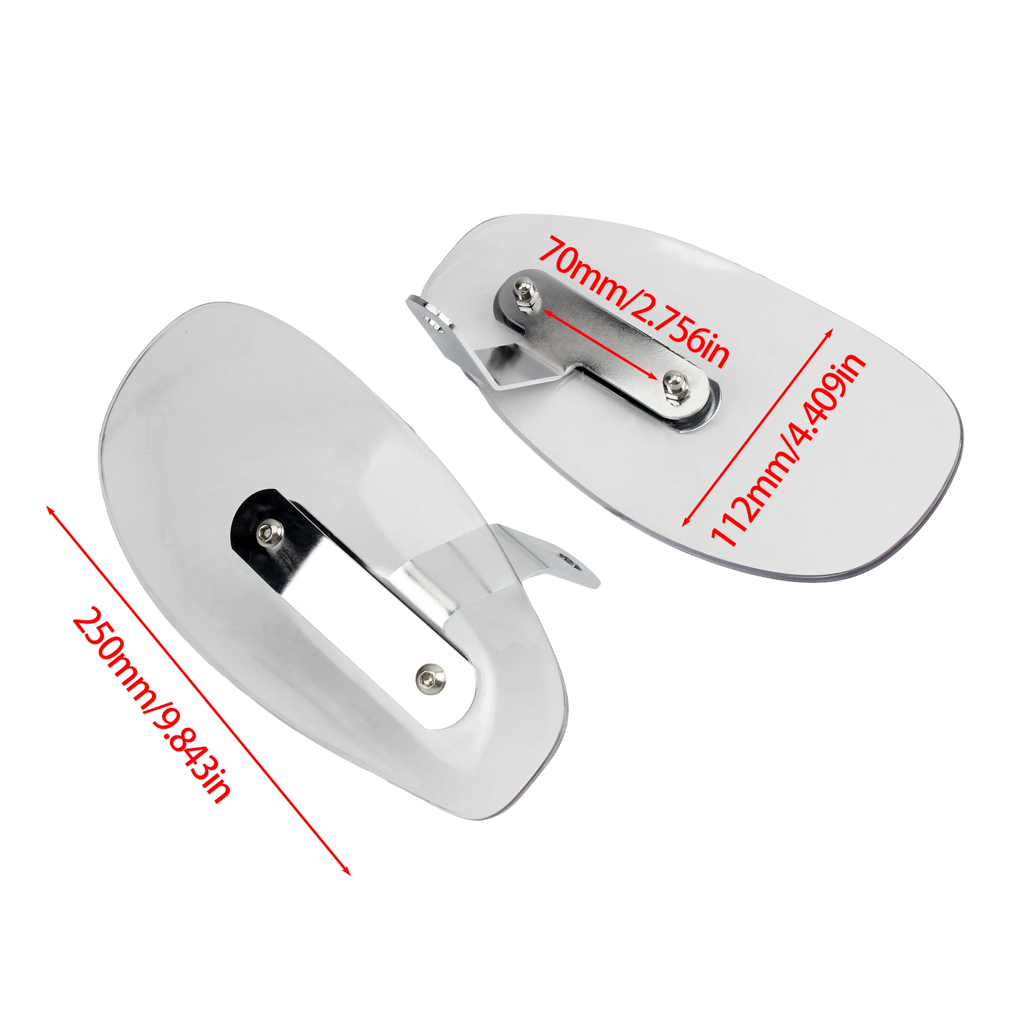 Motorcycle Hand Guards with Windshield Protection for Harley Touring (1996-2013)