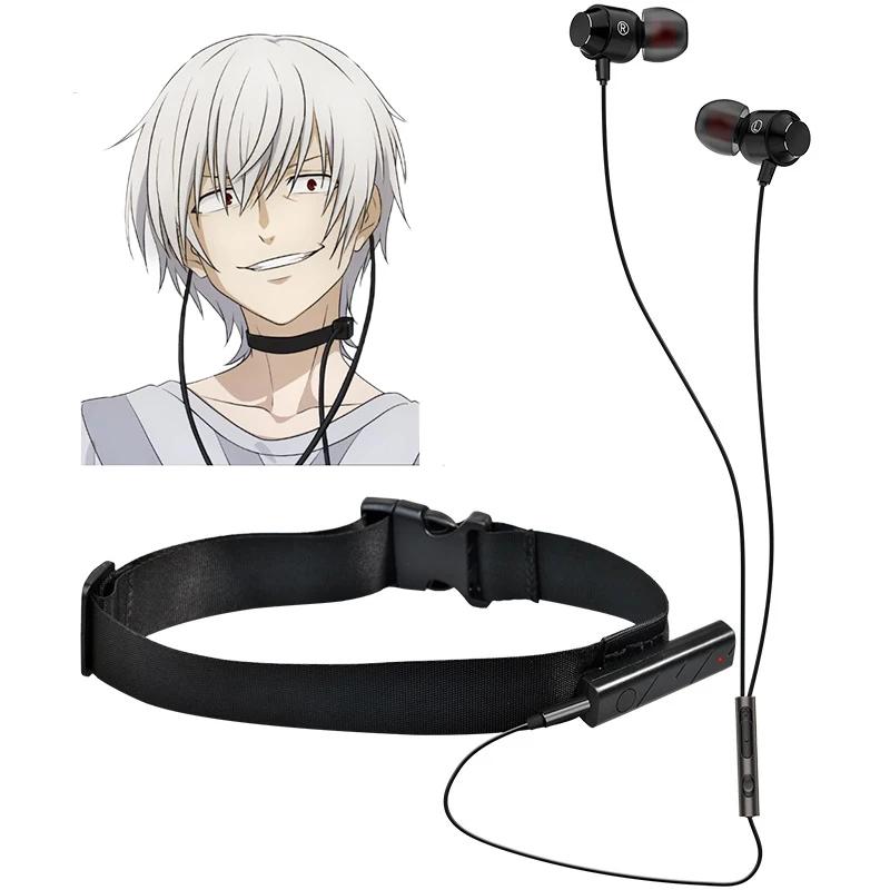 

Anime Toaru Kagaku No Railgun Cosplay Earphone A Certain Magical Index Accelerator Collar Necklace BlueTooth Earphone Prop