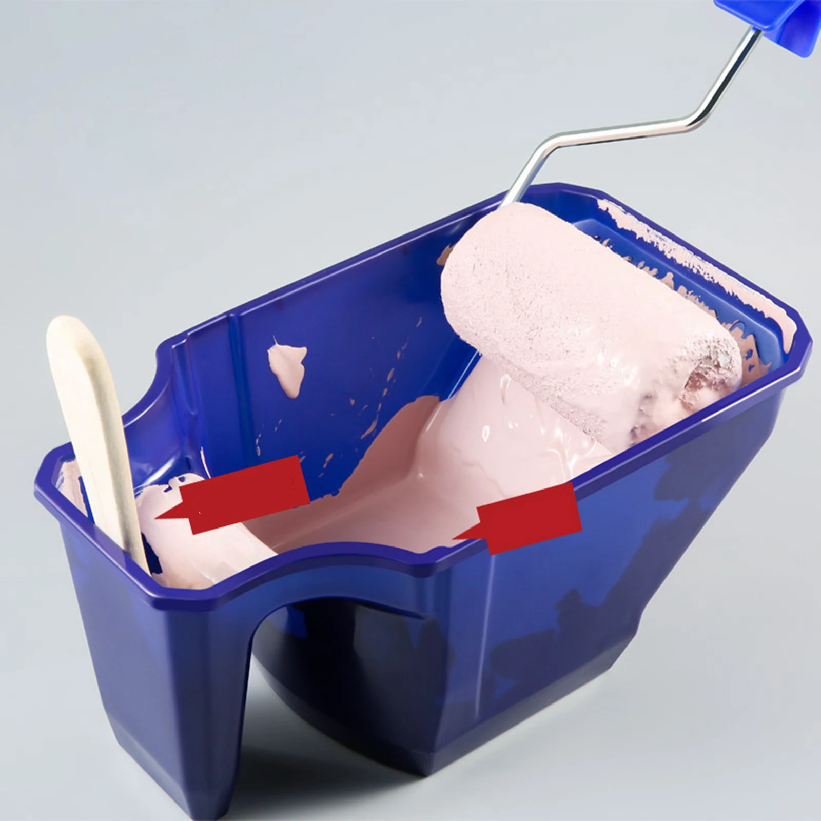 Wall Brushing Roller Holder Wall Painting Roller Paint Tray Paint Tool Painting Box for Home Household paint tray tool set painting stands