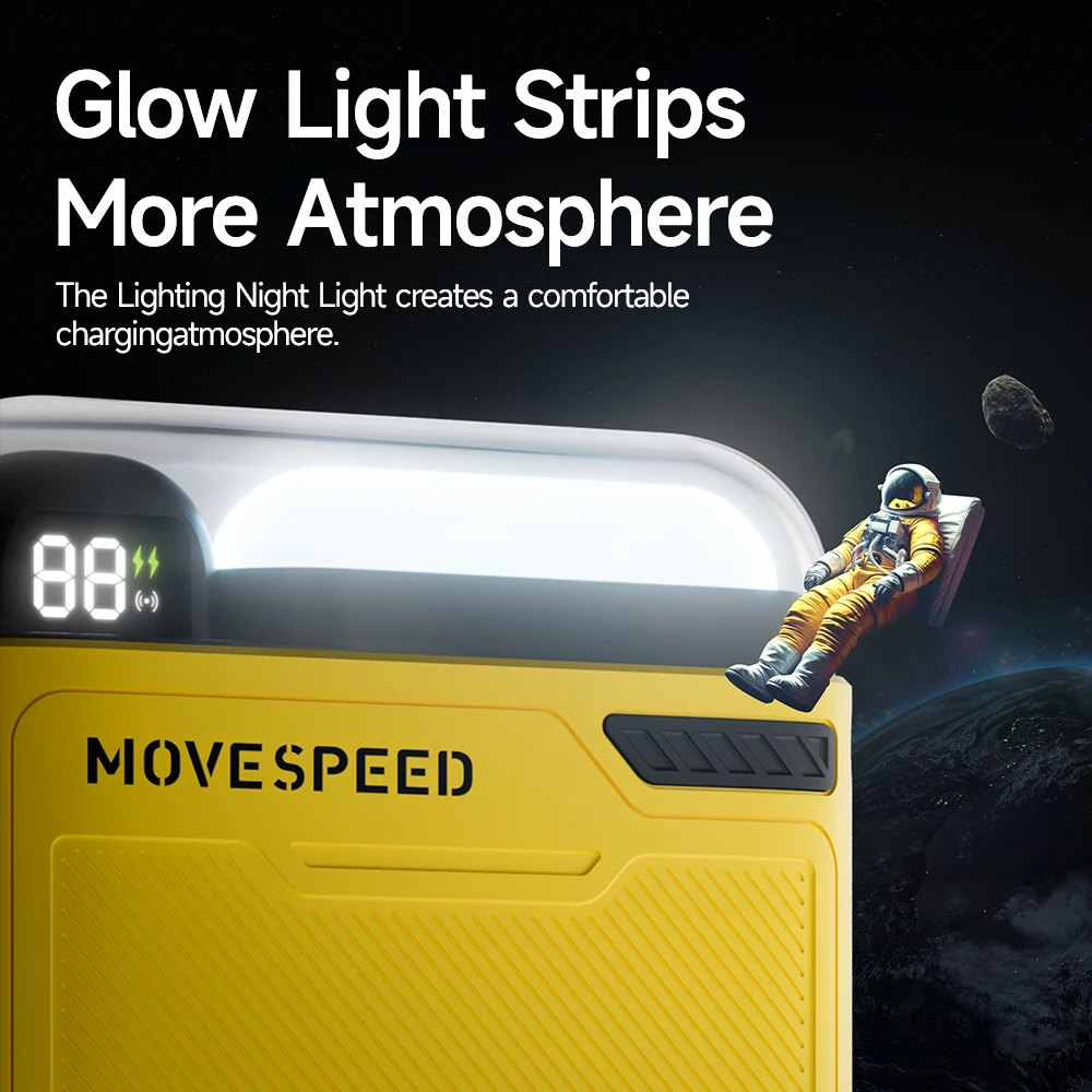 MOVESPEED G10 PD20W Wireless Magnetic Power Bank 10000mAh Portable Type C Fast Charge External Battery for iPhone Samsung Xiaomi