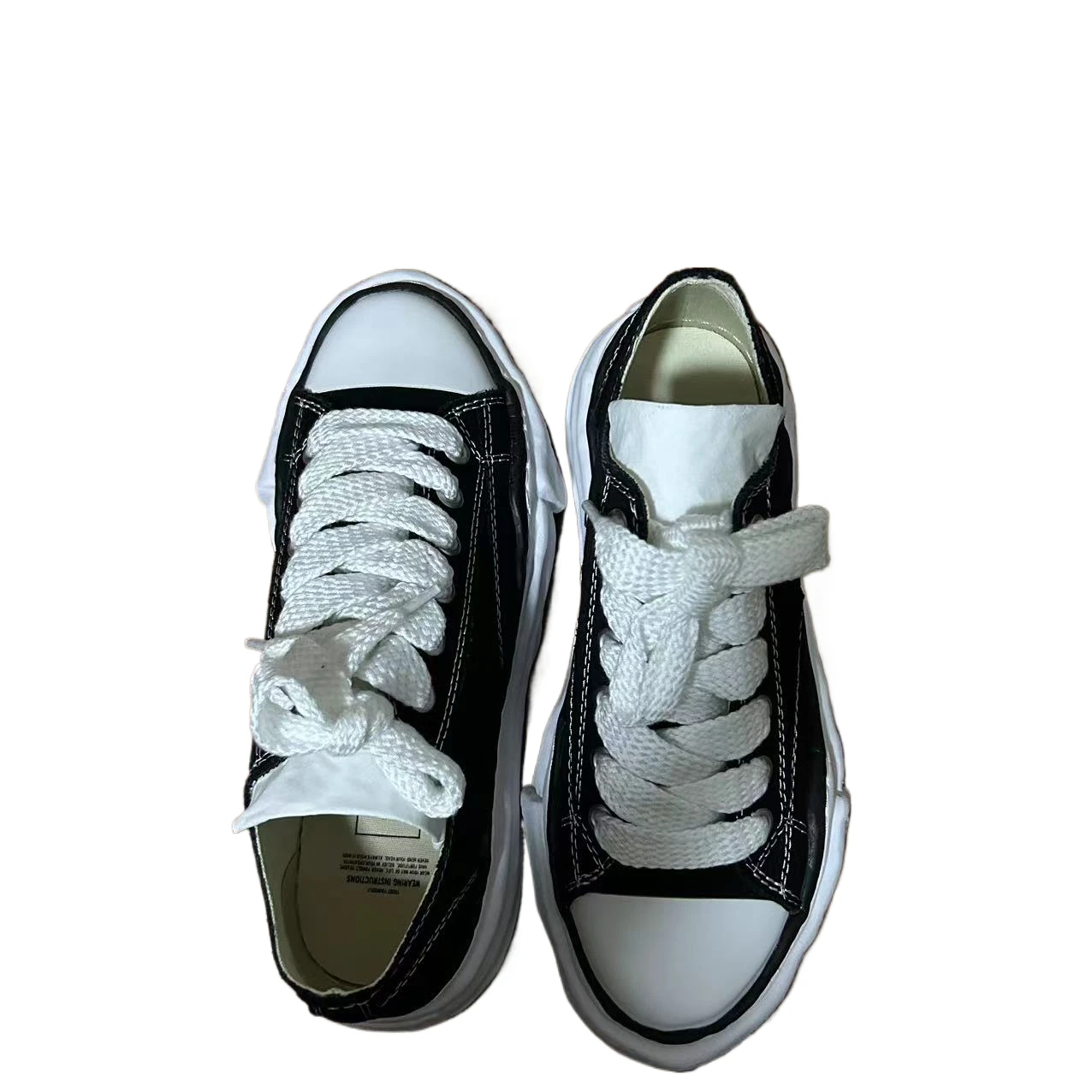 Fashionable High Street Dissolved Sulfide Sole Canvas Shoes Lace up Retro Casual Sports Shoes Hip Hop Unisex Couple Sneakers
