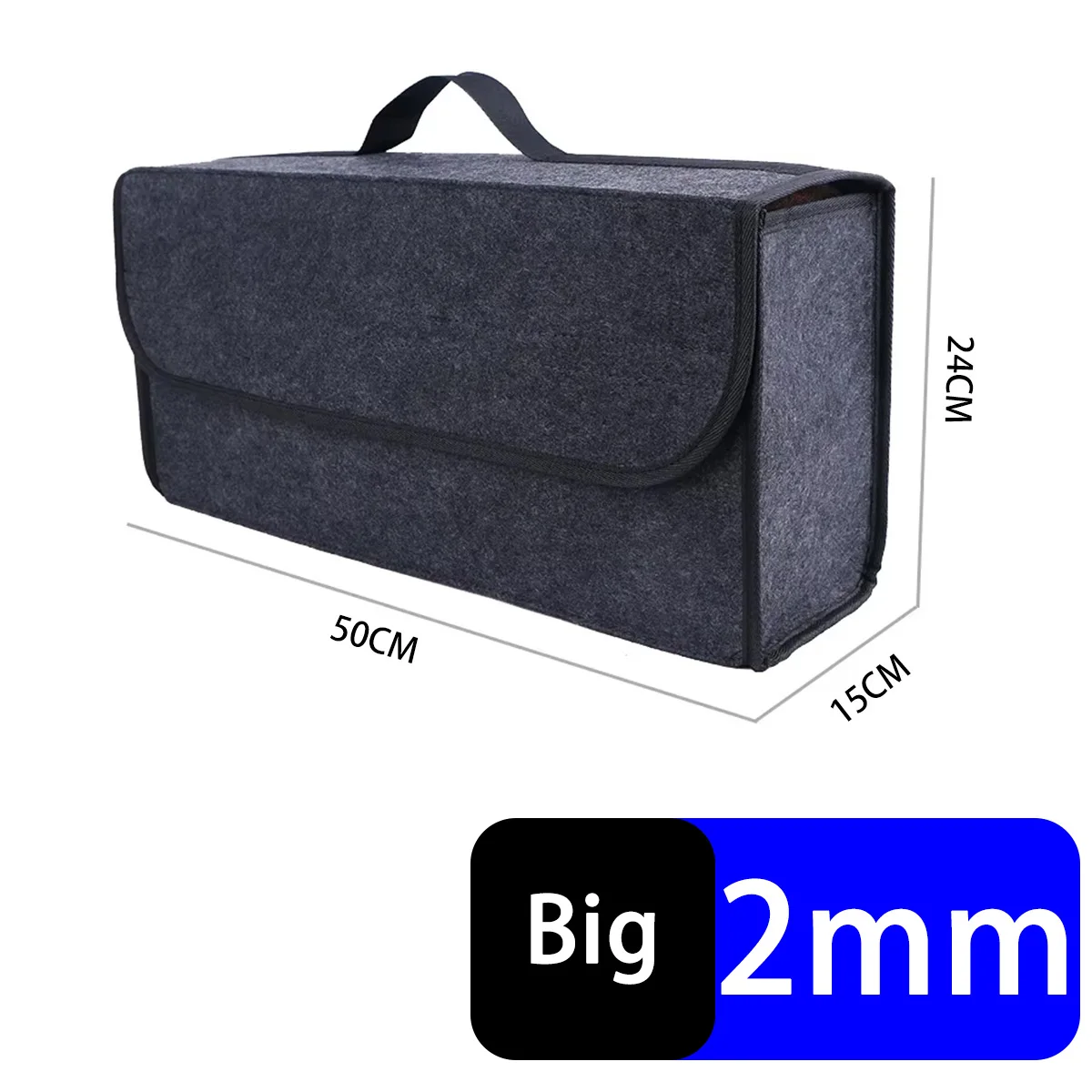 Car Trunk Organizer Foldable Portable Felt Storage Box