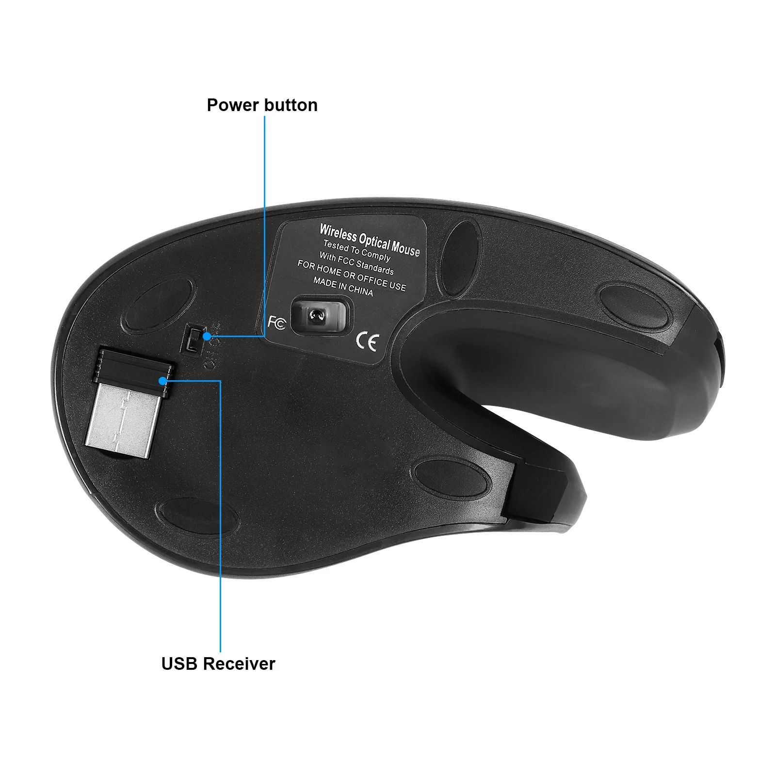 Wireless Vertical Mouse Wired USB Computer Gaming Mice Optical 2.4G Silent Gamer Ergonomic Mause For Laptop PC Windows Tablet wireless mouse gaming mouse wired mouse optical mouse