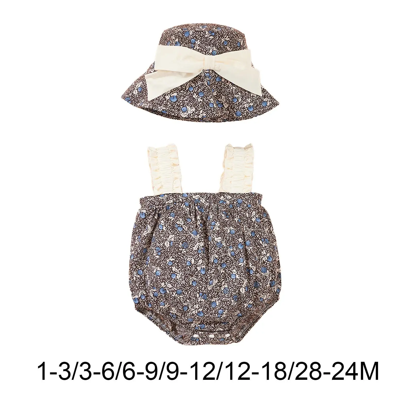 

Baby Girls Romper Cute Newborn Outfits for Photograph Props Casual Birthday