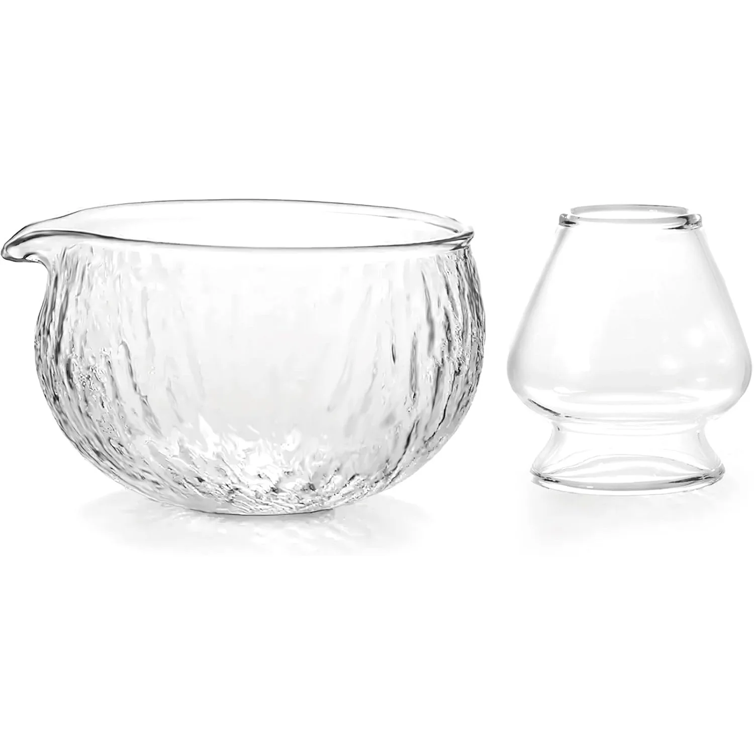 Elegant Matcha Ceremony Starter Bowl with Pouring Spout, 500 ml