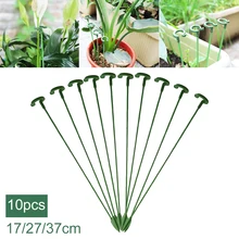 

10pcs/pack Plastic Plant Supports Flower Stand Reusable Protection Fixing Tool Gardening Supplies For Vegetable Holder Bracket