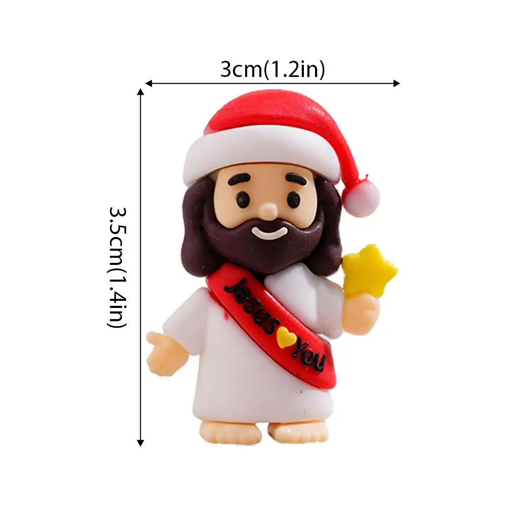 Lot De 50 Mini Figurines De Jésus Jésus Vous Aime Religieux