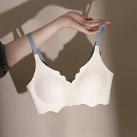 BH Bralette Top pour femme, soutien-gorge sans armatures, confortable, avec maintien supérieur, bretelles réglables, dos élégant 1