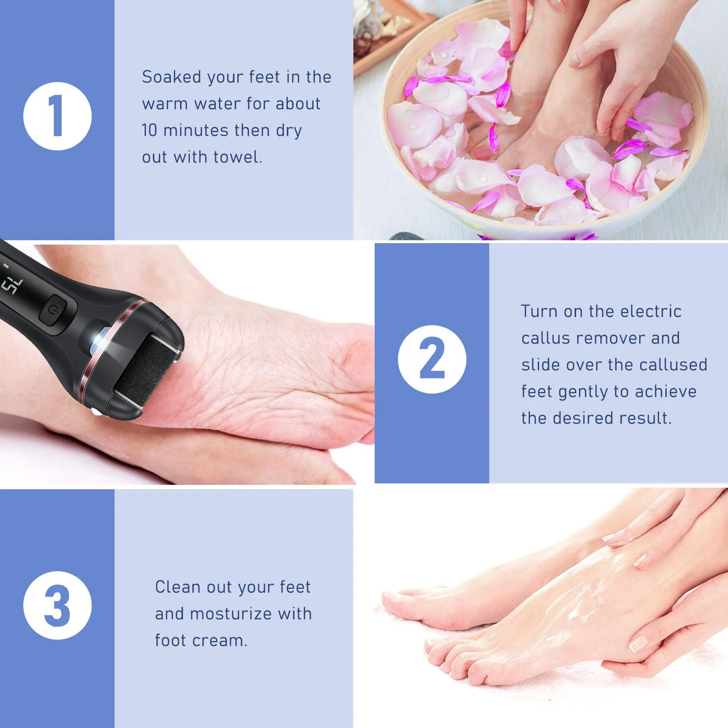 Foot Spa Care Electric Foot Dead Skin Remover Foot Grinder Pedicure for the  Feet Tools