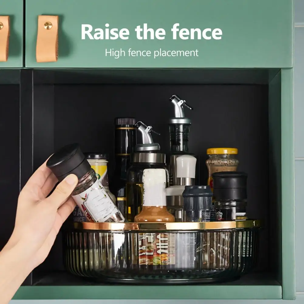 

Storage Plate Modern Portable Handle Easy to Clean Seasoning Bottles Fruits Storage Basket Bathroom Supplies