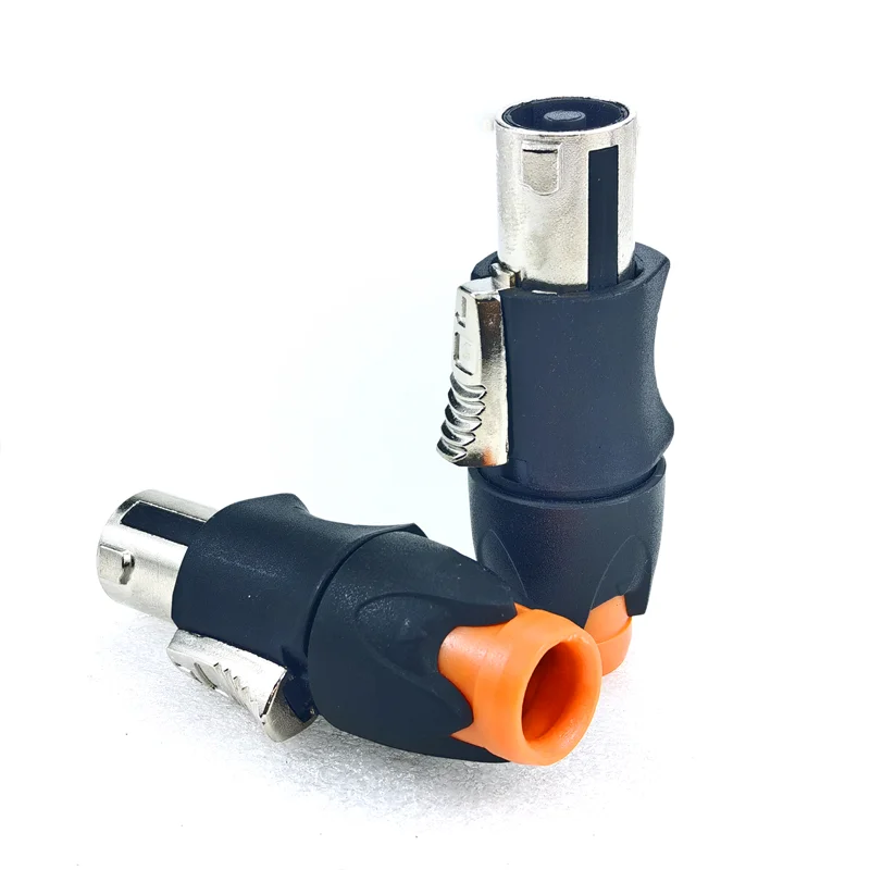 Hochwertiger NL4-Stecker 4 Stück MW Audio Professionelles Metall 4-Kern-Lautsprecherzubehör NL4F – Detail 9