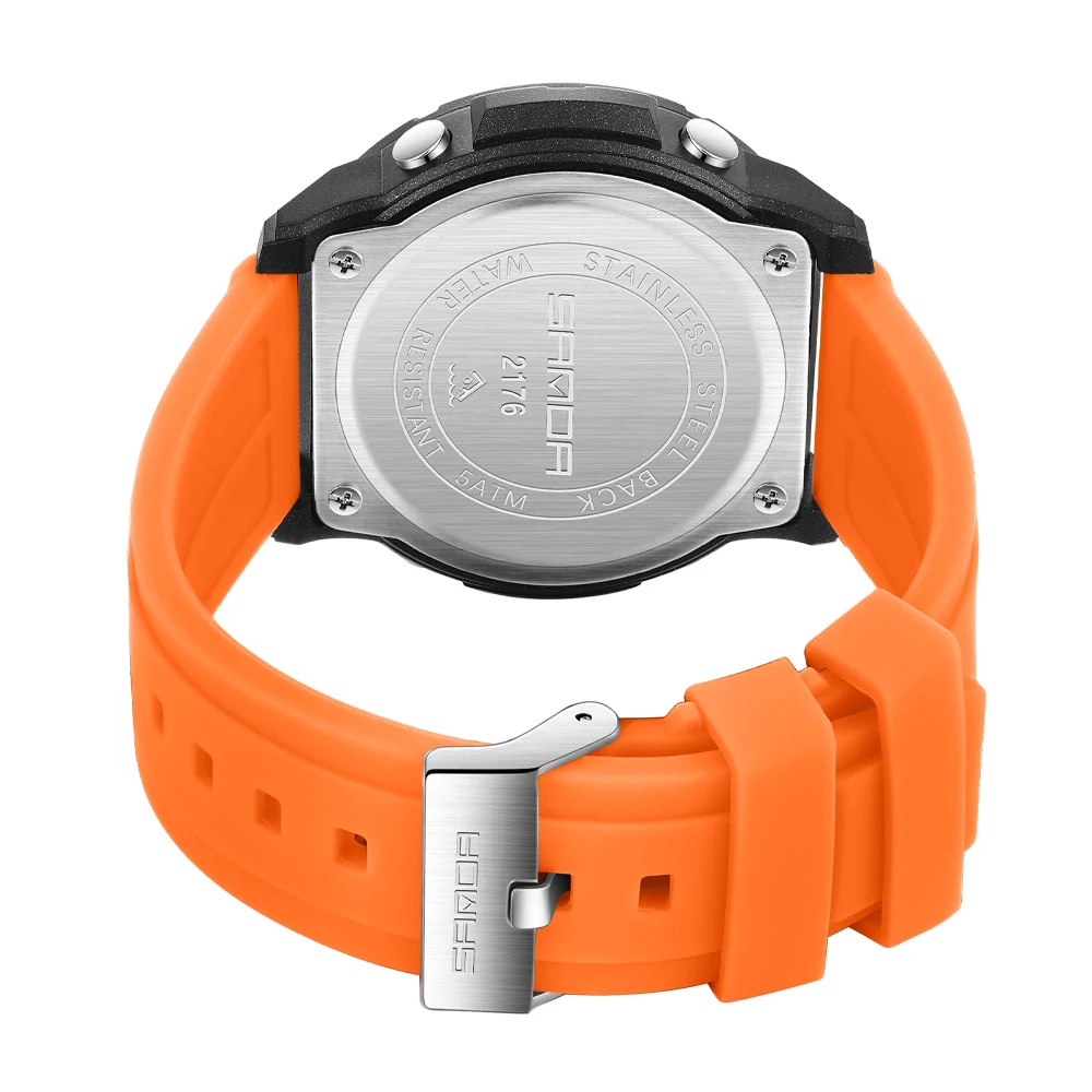 Sanda Fashion Digital Watches For Men Luxury Original Sports Chronograph Watch Man Military Waterproof Luminous Wristwatch Clock, Alina Gadgets