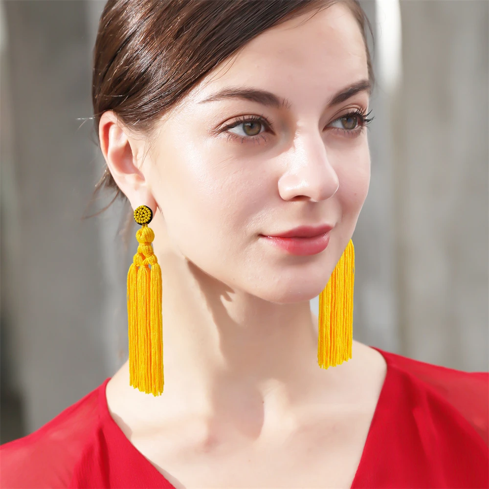 Yellow Nashira Meenakari Jhumka Earrings – Romikas