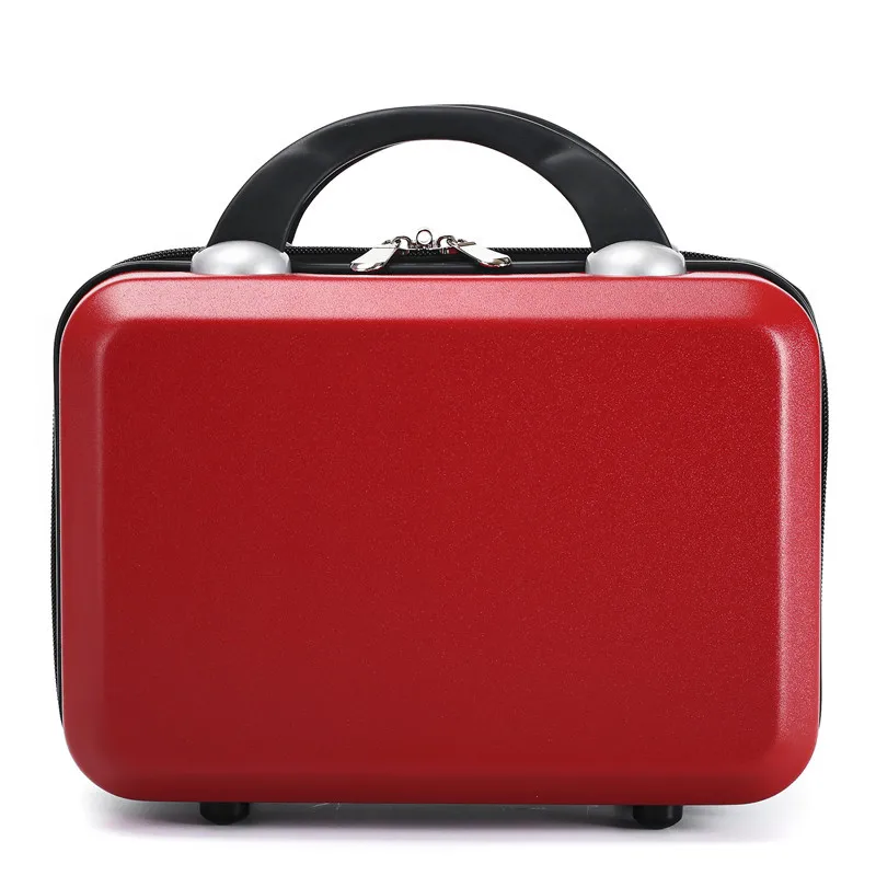 

2023 Hand luggage mini 13-inch cosmetic case storage box small portable password travel case