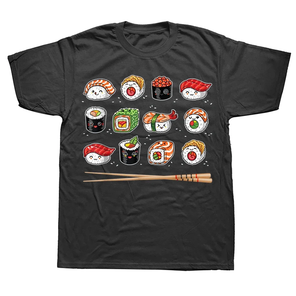 

Летняя женская футболка с коротким рукавом, подарки на день рождения, Мужская одежда, аниме Kawaii, Японская еда, Любимые Футболки