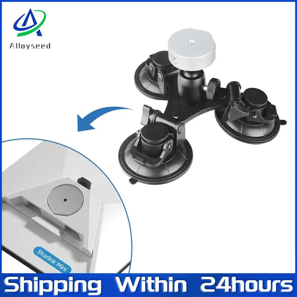 【Value Bundle】 For Starlink Mini Adjustable Antenna Holder Wear Resist Rotatable Mounting Bracket Roof Holder Travel Use.