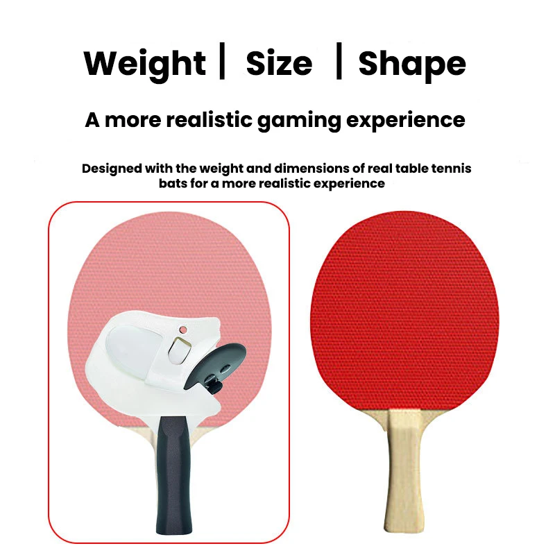 탁구 라켓 핸들 컨트롤러 어댑터, 향상된 VR 게임 액세서리, 메타 퀘스트 3 용 그립 핸들 Best5 탁구 라켓 핸들 컨트롤러 어댑터, 향상된 VR 게임 액세서리, 메타 퀘스트 3 용 그립 핸들 Best5