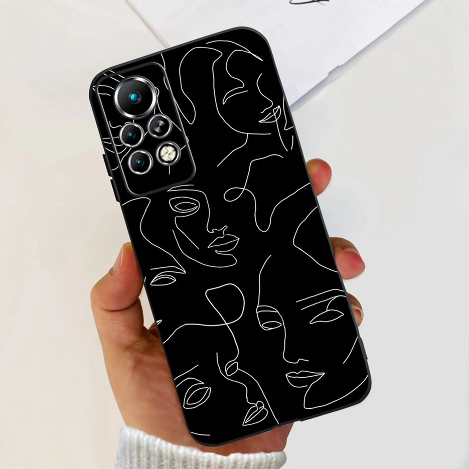 Cute Painted Soft Silicone Phone Case Back Cover Bumper
