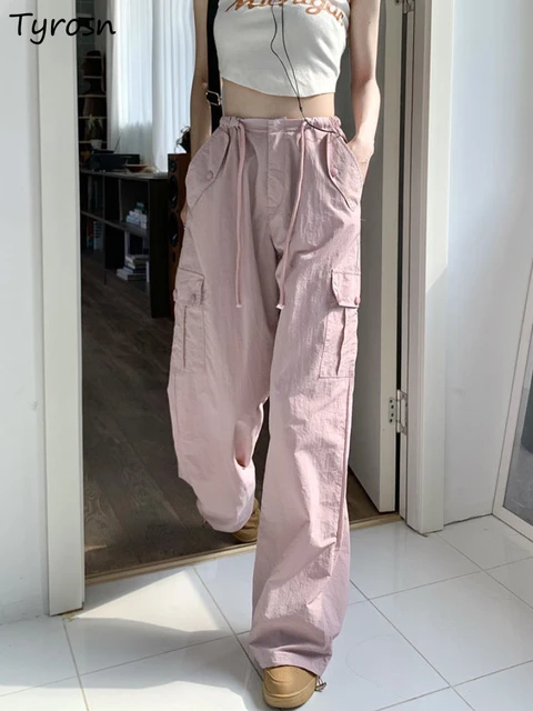 New Fashion Korean Woolen Harlan Loose Daddy Pants Women'S 2022 Autumn And  Winter Leisure High Waist Nine Point Radish Trousers