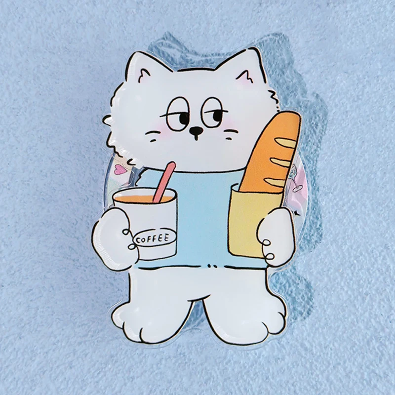 귀여운 곰 고양이 마그네틱 확장 소켓 거치대, 아이폰 15, 14, 13, 12, 맥세이프 스마트톡 스탠드 마운트 브래킷, 휴대폰 액세서리