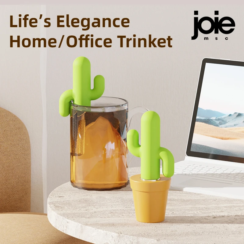 joie Cactus Tea infuser Cute Cactus Tea Strainer Stainless Steel A Infuser for Afternoon and Office Leaf Filtering