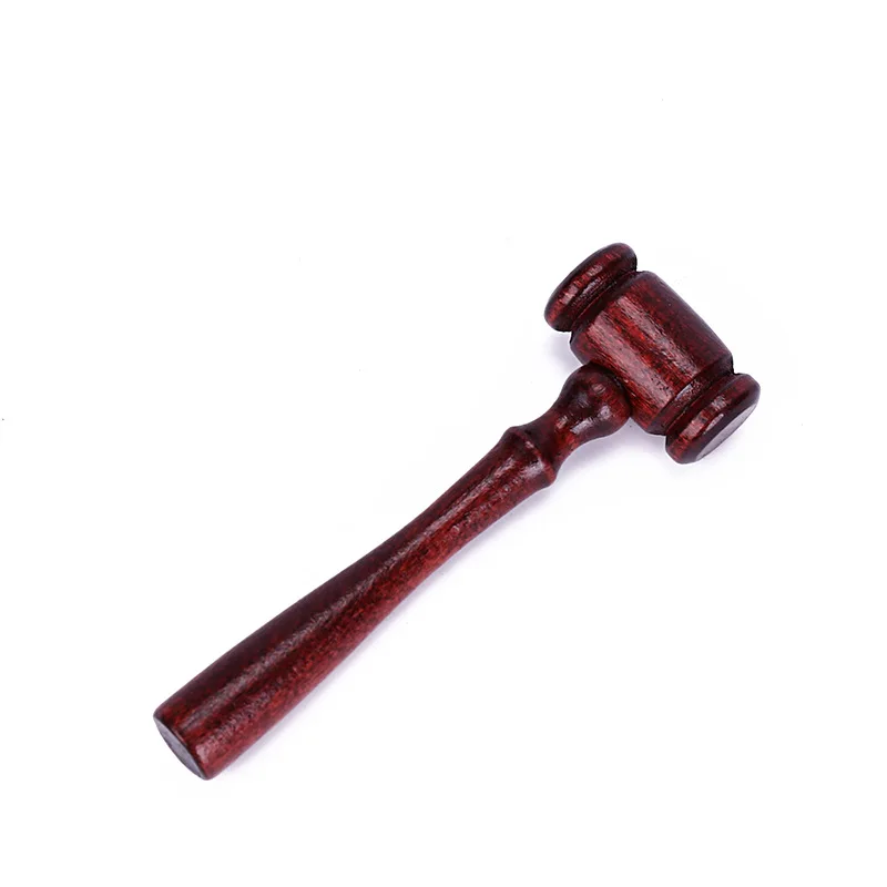 Children's Toy Small Wooden Hammer Crafts Gift woodworking tool wood gavel