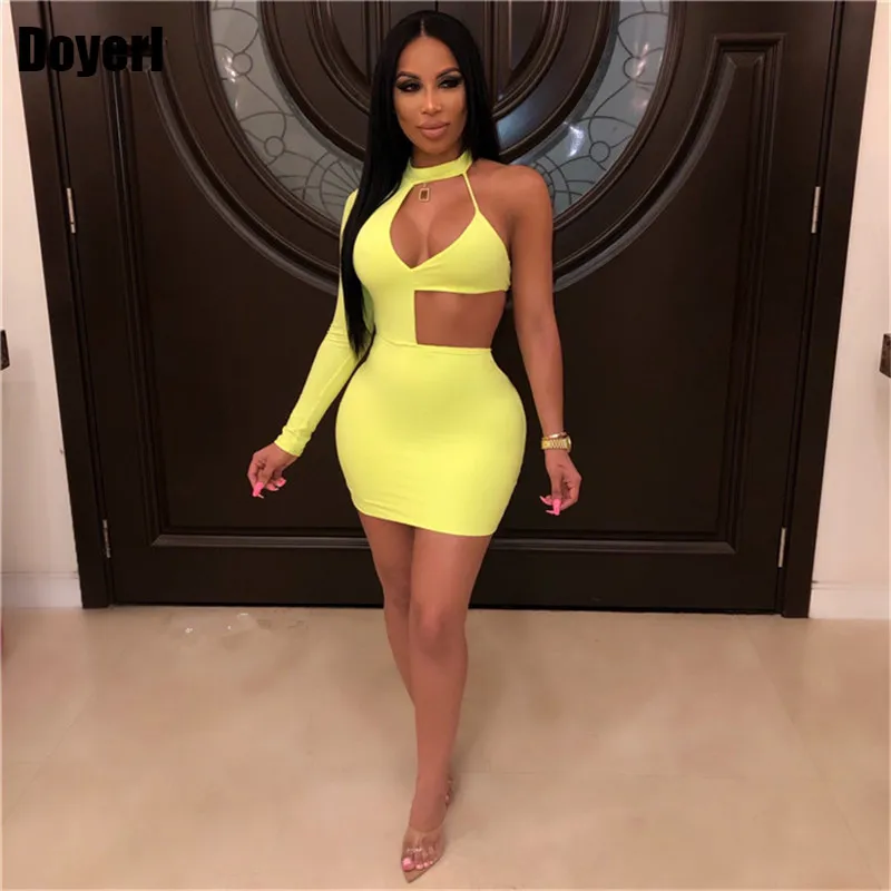 Backless Bodycon Club Party Dress Women 