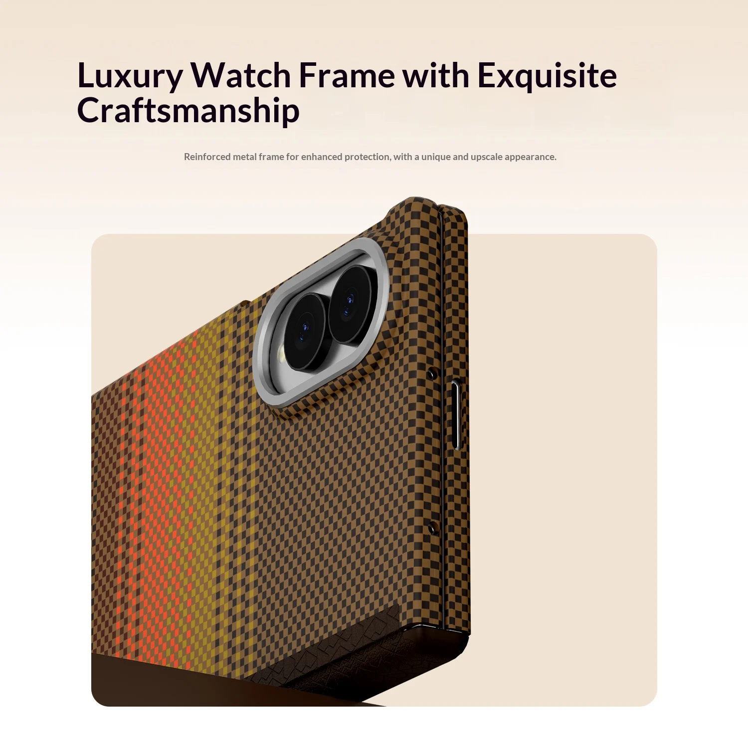 Aramid Magnetic Carbon Fiber Phone Case with MagSafe Compatibility