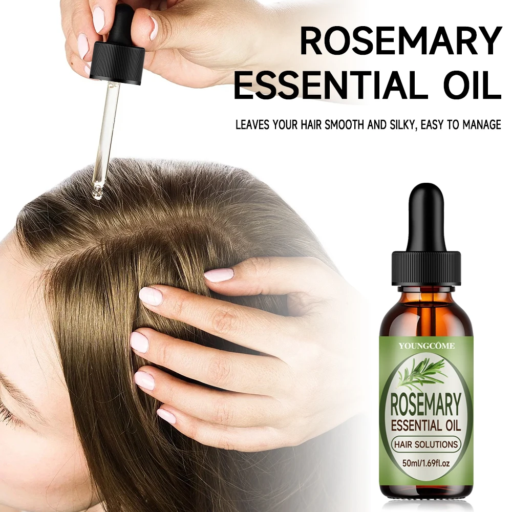 Rosemary Essential Oil Nourishes Repairs Improves Frizz Prevents Hair Loss Eliminates Itching Thinning Damaged Hair Care new