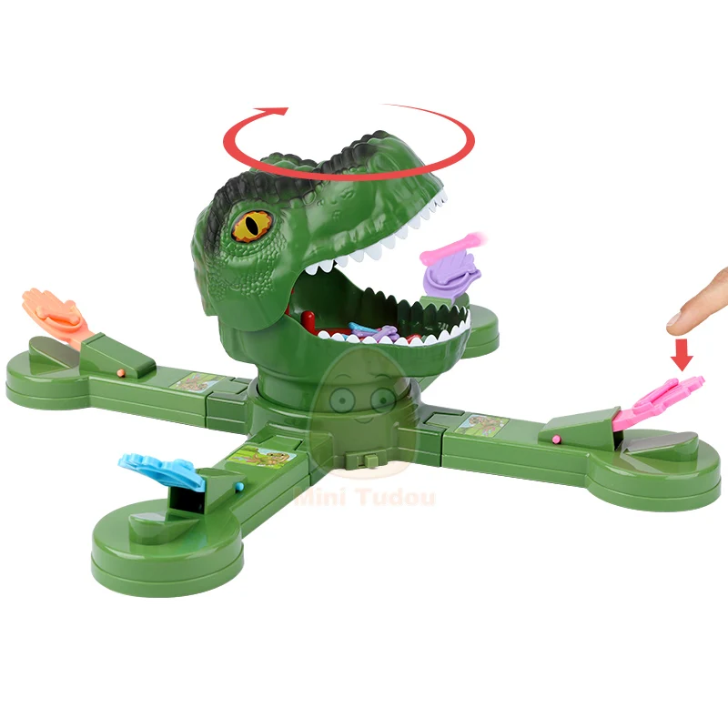 Kids Toy Feeding Dinosaur Electric Multiplayer Interactive Rotate Shot Game Party Competitive Desktop Toys For Children Gifts 3