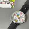 MINISO Disney Hello Kitty Children Watch Sanrio Anime Cartoon Faux Casual Quartz Ladies WristWatch Girls Children Birthday Gift 4