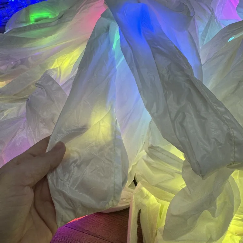 3D Colorful 20m tubing tail for LED kites for mantaray delta kites parafoil all in high brightness with color and speed change 6