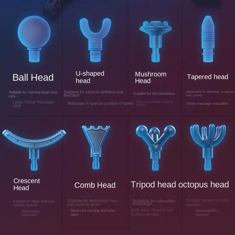 Massage Gun with 8 Attachments - view 5