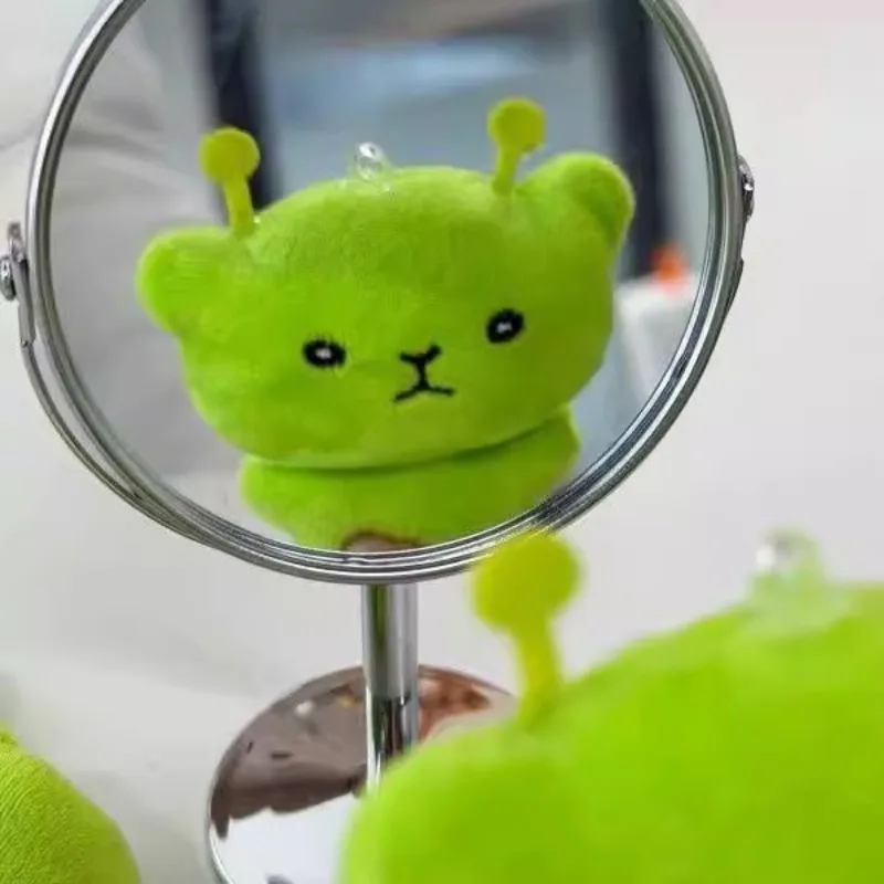 Neue Mini-Alien-Katzen-Invasion-Boden-Einwanderung Handgemachte Puppenanhänger Süße Taschenaccessoires Geschenke Super Kawaii Weiche Plüschpuppen Schlüsselanhänger – Detail 2