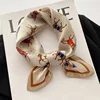 Horse Printing Design 100% Pure Silk Square Scarf Women Fashion Luxury Brand Scarves Neckerchief Hair Hand Wrist Bandana 1