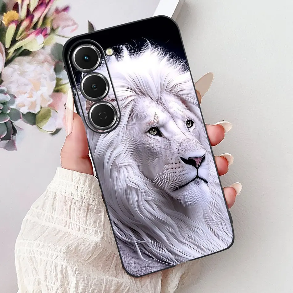 Cool Dragon Tiger Painted Soft Silicone TPU Phone Case for Tecno Spark 40 Series